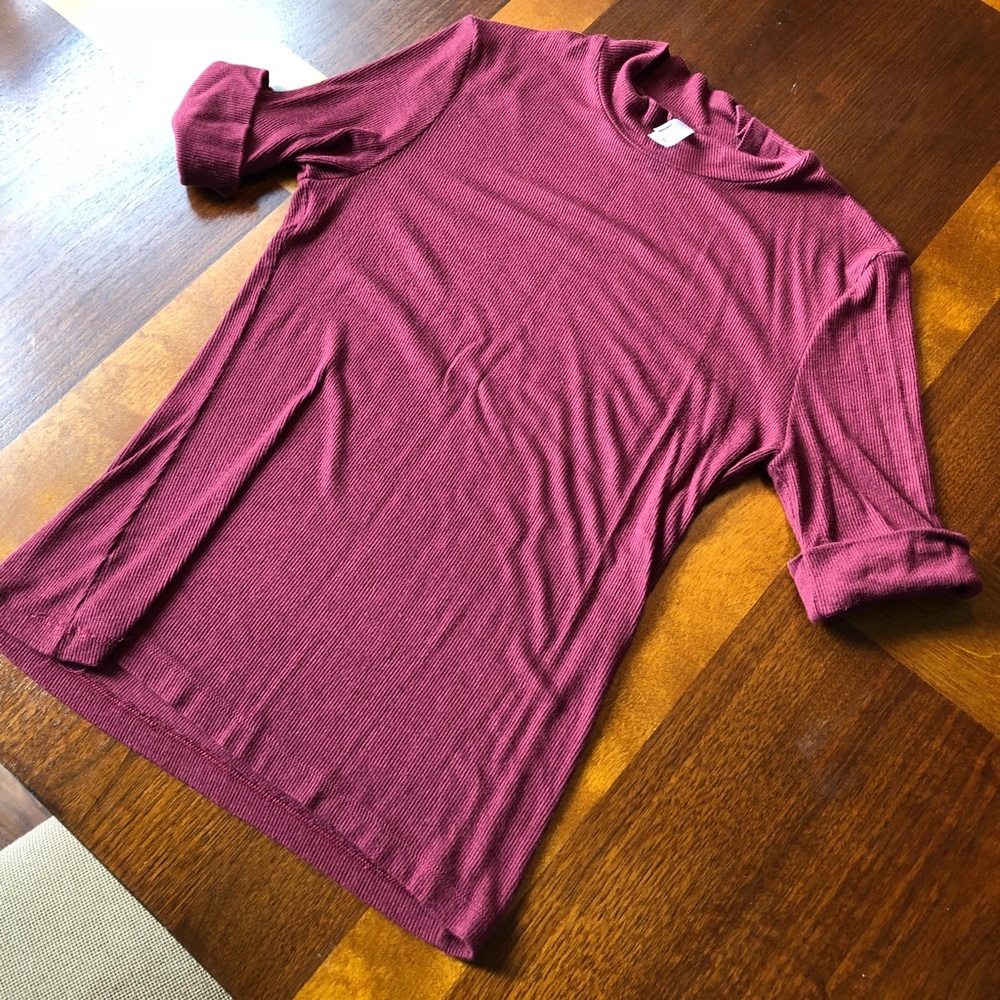 American Apparel Maroon blouse